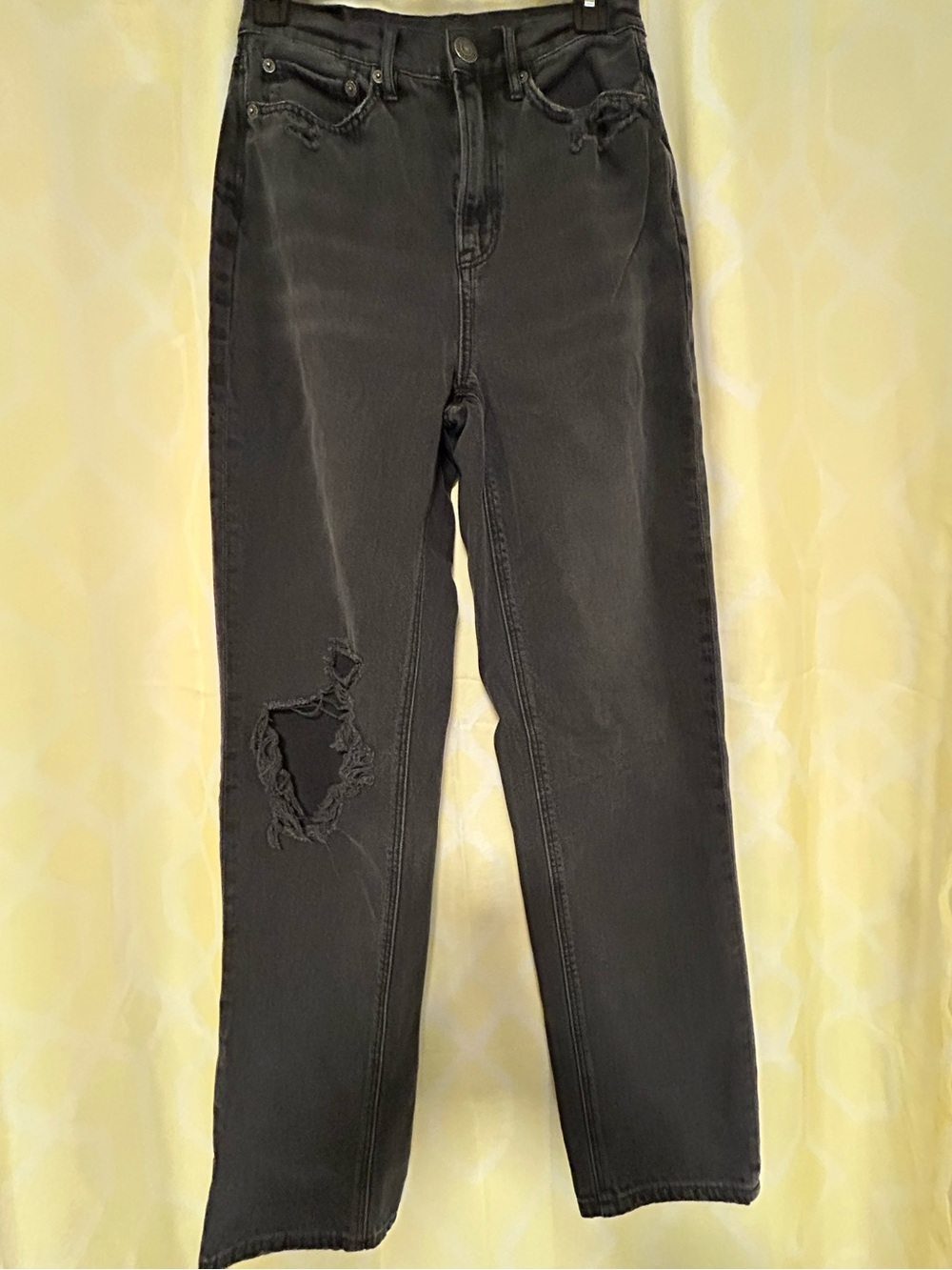 Highest rise boyfriend jeans from American Eagle (LONG length)